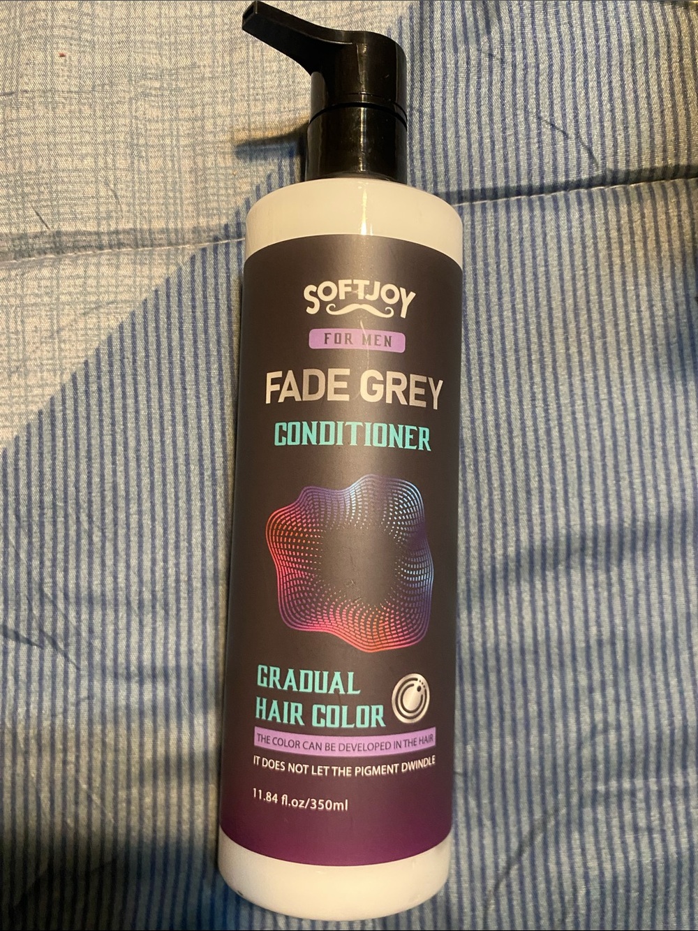 Softjoy Fade Grey Conditioner - Gradual Hair Color (Teal & Purple Accents)